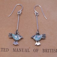 Long Drop Blue Birds