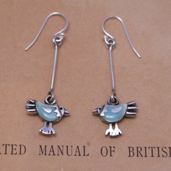 Long Drop Blue Birds