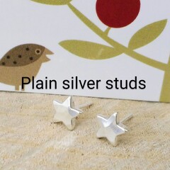 Silver earrings