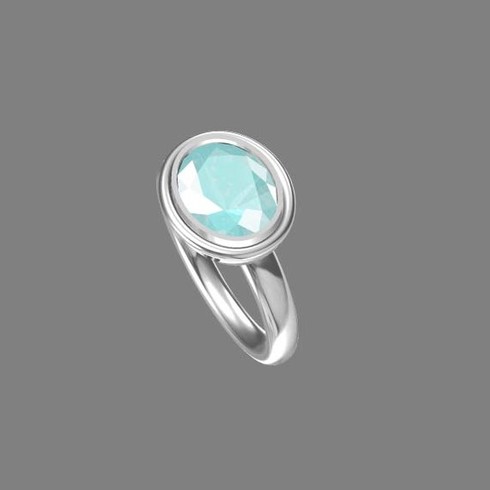 Aquamarine ring commission 