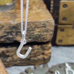 Letter U Pendant