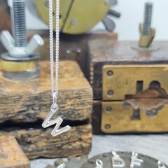 Letter W Pendant