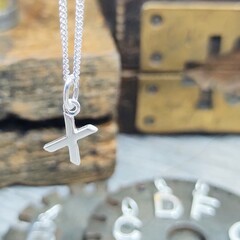 Letter X Pendant