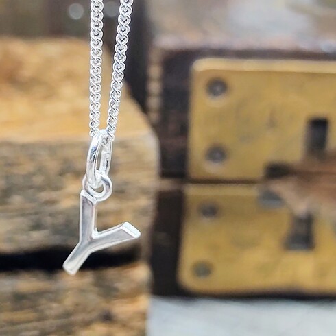 Letter Y Pendant