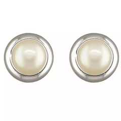 Small Ava pearl earrings