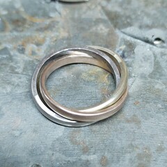 18ct Russian wedding ring deposit