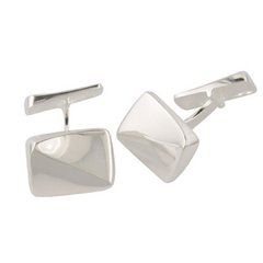Silver surf cufflinks