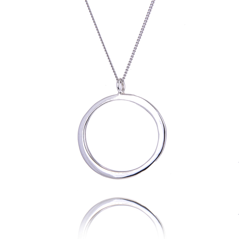 Large Single Elipse Pendant