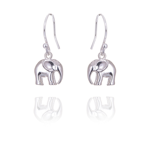 Little 3d elephant earrings