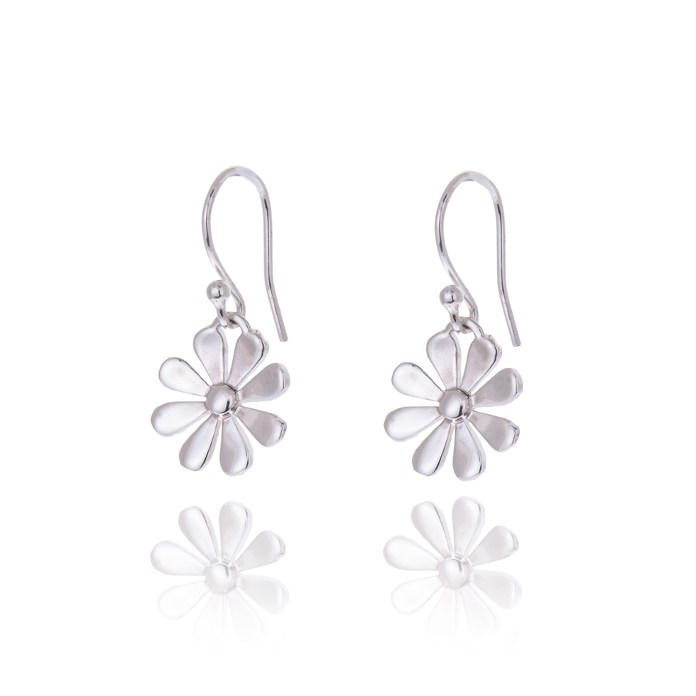Daisy drop earrings 10mm