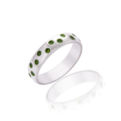 Spotty Green Ring