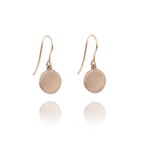 Gold Athena drop earrings