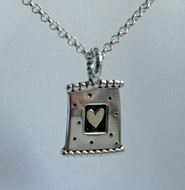 Domino Heart Pendant