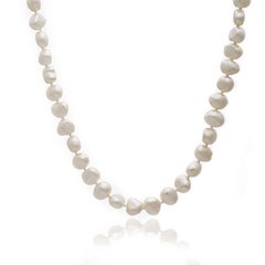Irregular white Freshwater pearl necklace