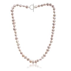 Irregular Pink Freshwater pearl necklace