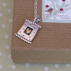 Domino Heart Pendant