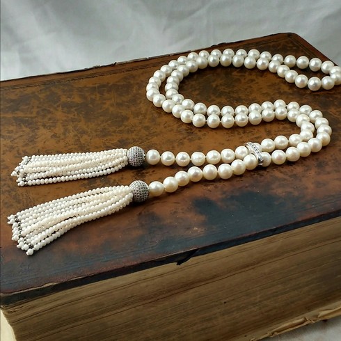 AAA grade natural freshwater pearl necklace
