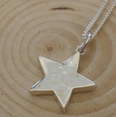 Hammered Star pendant