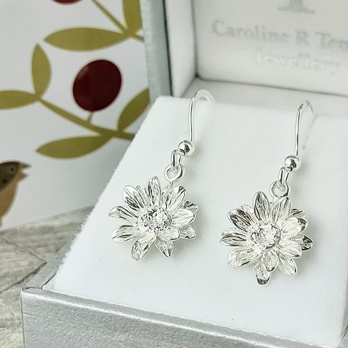 NEW Sunflower drop earrings