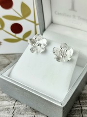 NEW silver buttercup studs